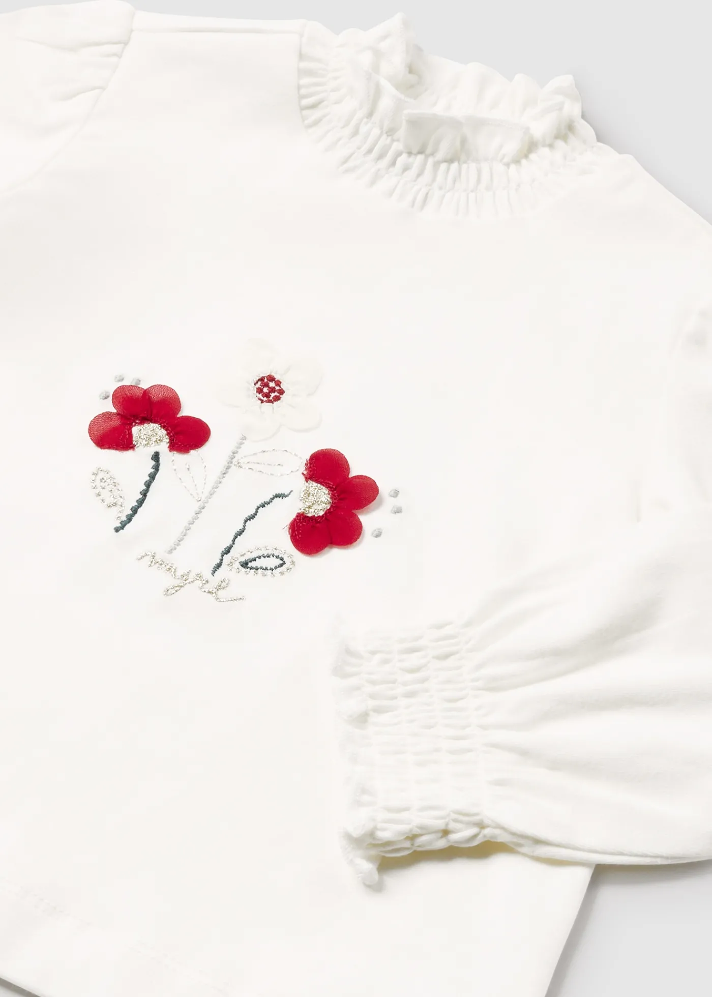 Discount Camiseta semicisne flores bebé Bodies Y Camisetas