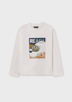 New Camiseta texto chico Camisetas