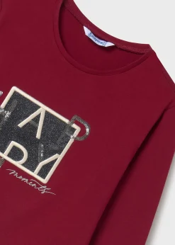 Flash Sale Camiseta texto lentejuelas chica Camisetas Y Polos