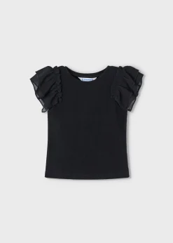 Best Sale Camiseta volantes gasa niña Camisetas Y Polos