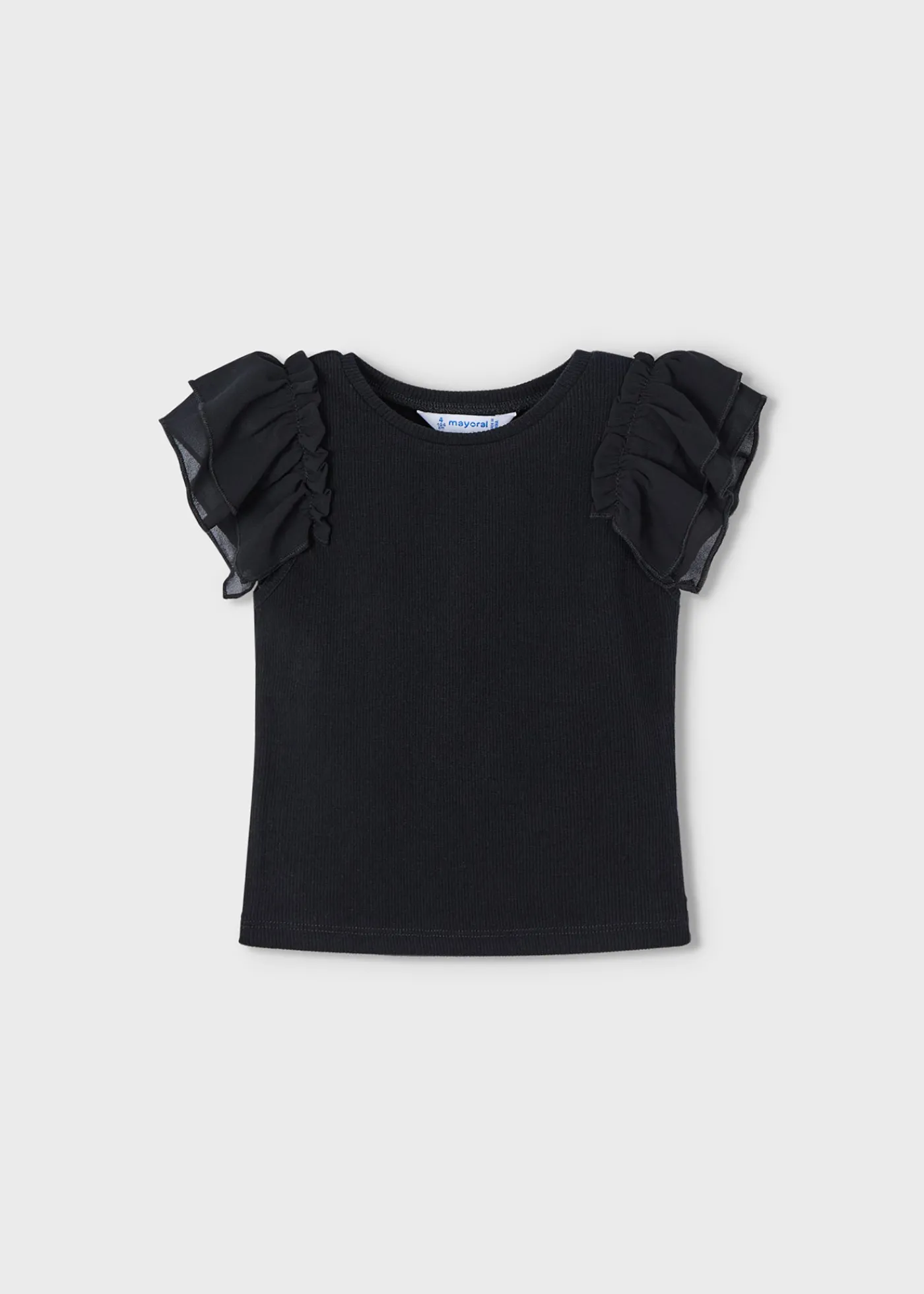 Best Sale Camiseta volantes gasa niña Camisetas Y Polos