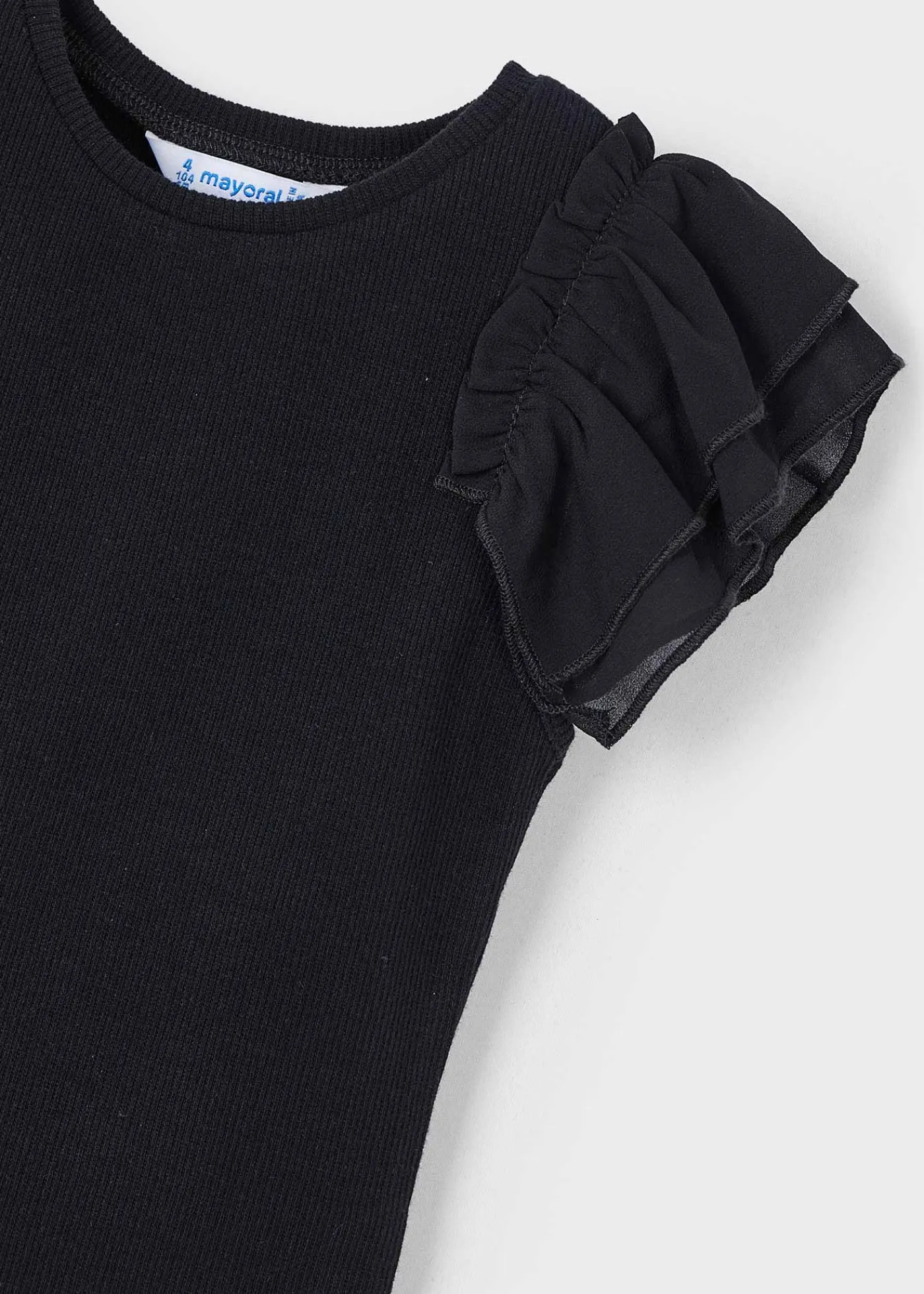 Best Sale Camiseta volantes gasa niña Camisetas Y Polos