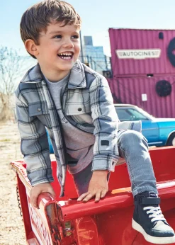 Cheap Cazadora cuadros niño Abrigos Y Chaquetas