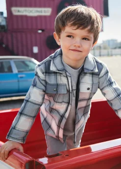 Cheap Cazadora cuadros niño Abrigos Y Chaquetas