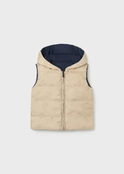 New Chaleco reversible acolchado bebé Abrigos Y Chaquetas