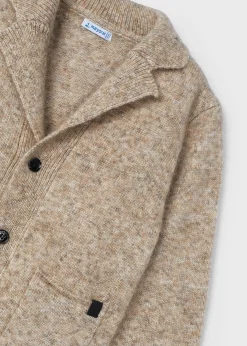 Discount Chaqueta tricot solapas niño Abrigos Y Chaquetas