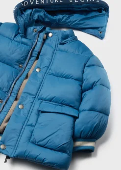 Sale Chaquetón acolchado detalles bebé Abrigos Y Chaquetas