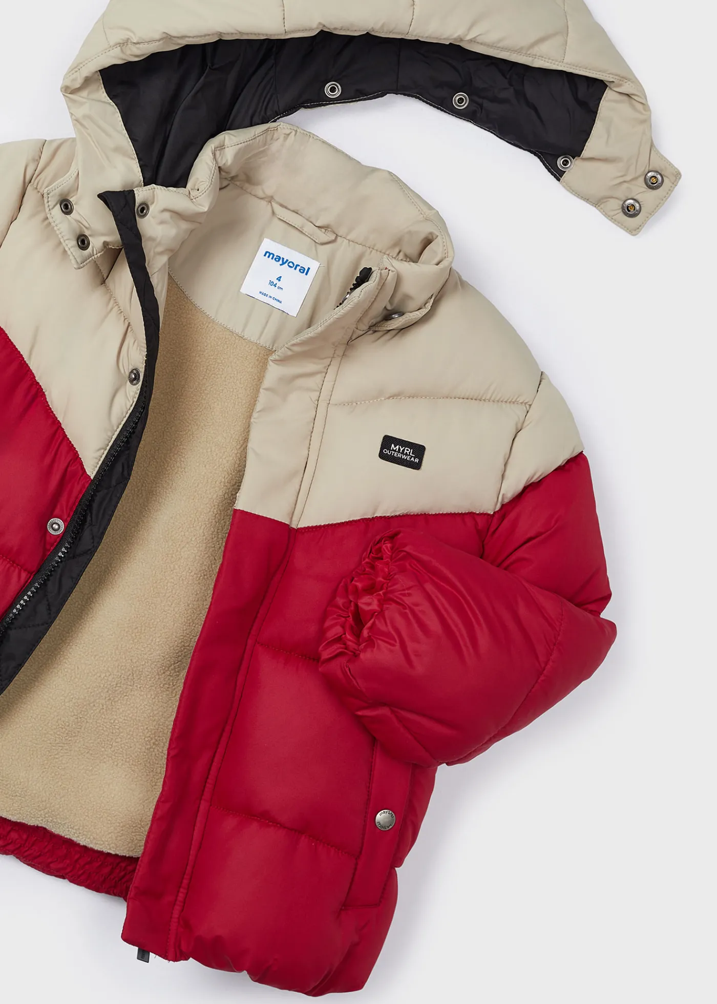 Best Sale Chaquetón bicolor niño Abrigos Y Chaquetas