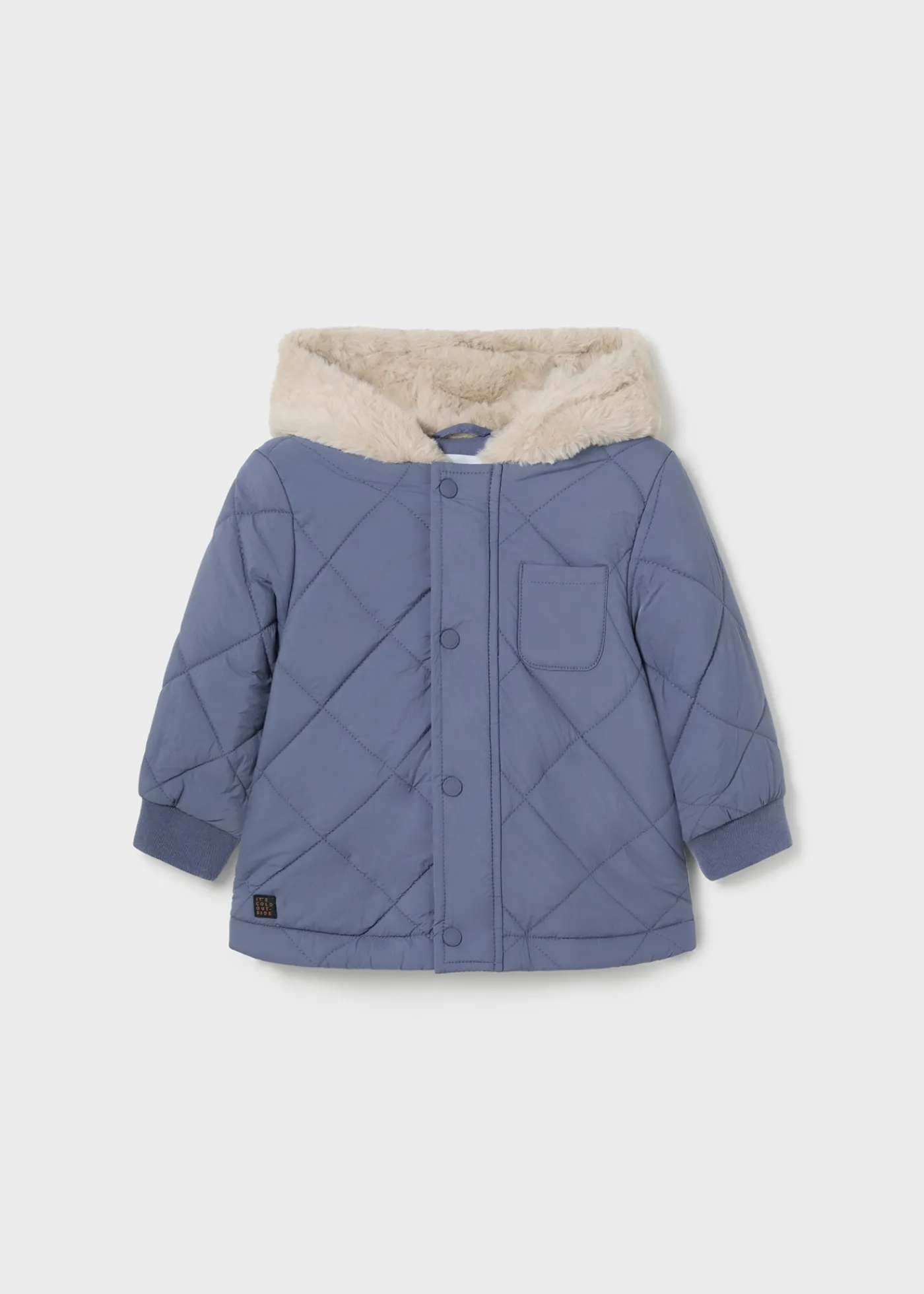 Best Sale Chaquetón capucha pelo bebé Abrigos Y Chaquetas