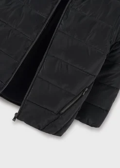 New Chaquetón capucha pelo chica Abrigos Y Chaquetas