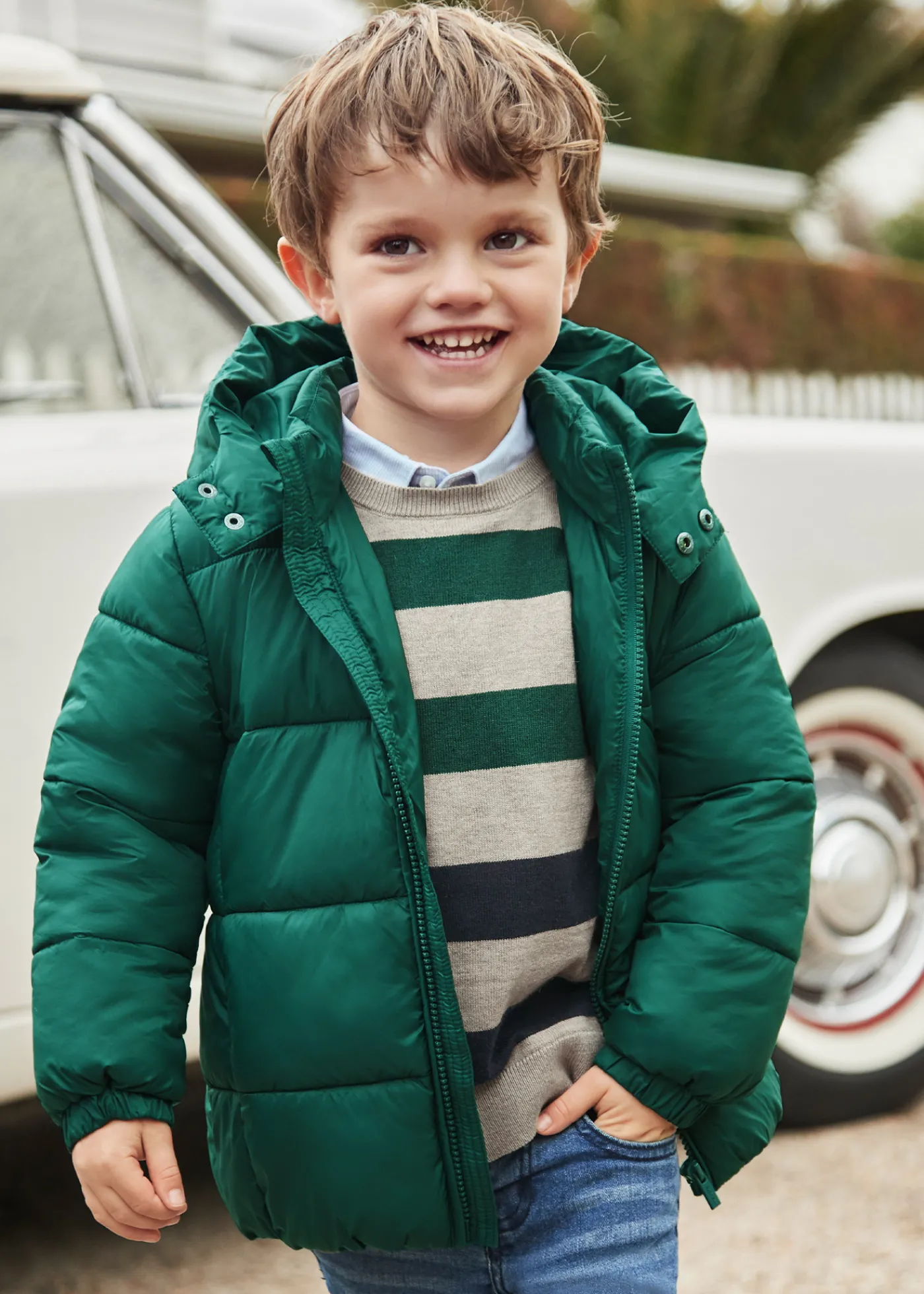 Flash Sale Chaquetón colegial básico niño Abrigos Y Chaquetas