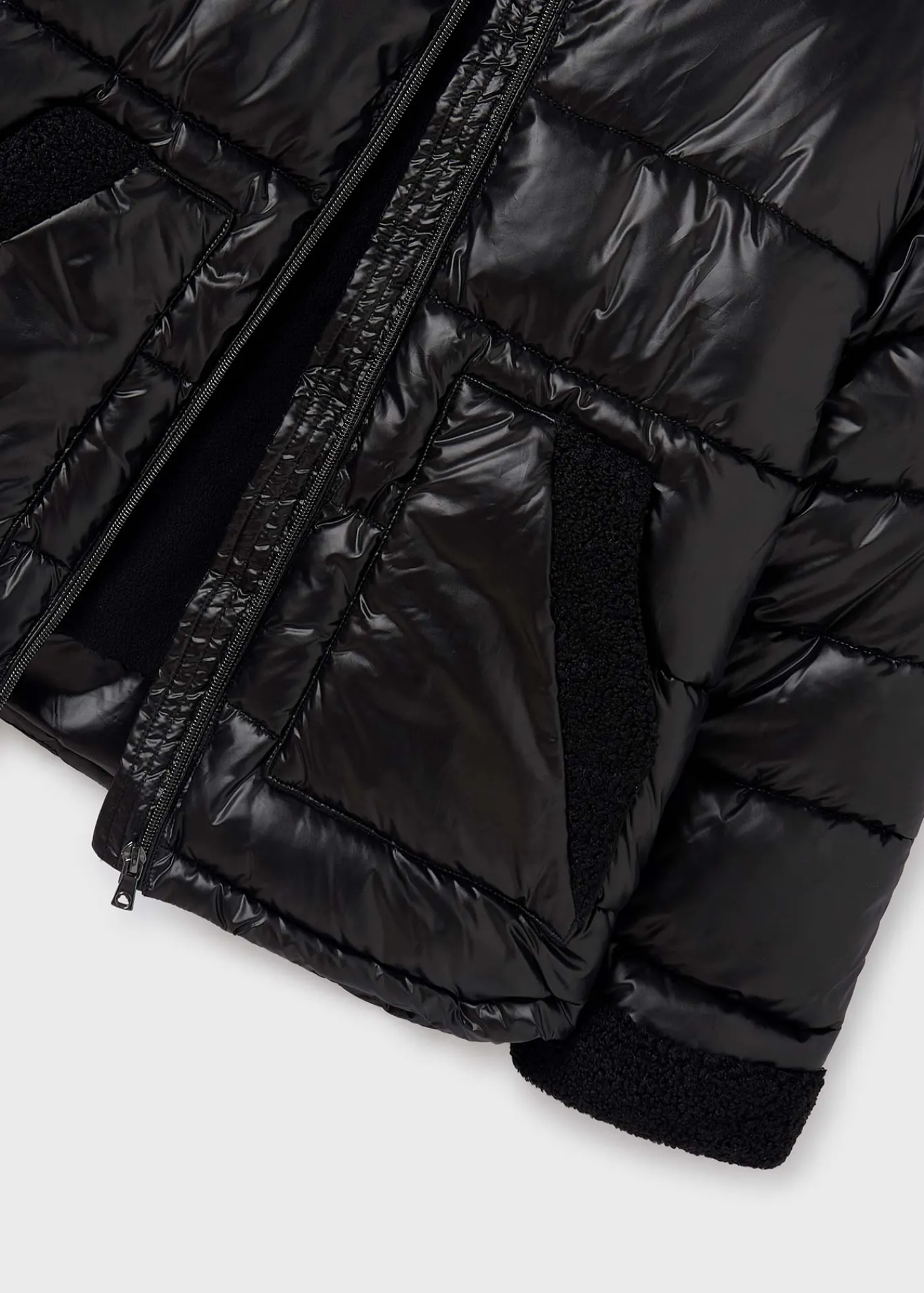Discount Chaquetón detalles borrego chica Abrigos Y Chaquetas