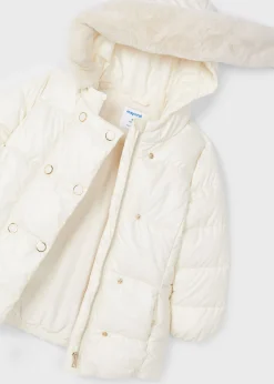 Best Chaquetón largo nacarado niña Abrigos Y Chaquetas