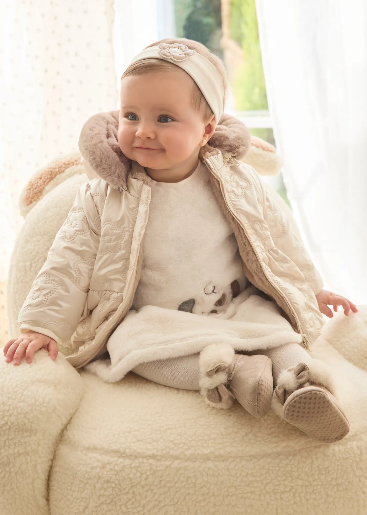 Shop Chaquetón reversible recién nacida Abrigos Y Chaquetas