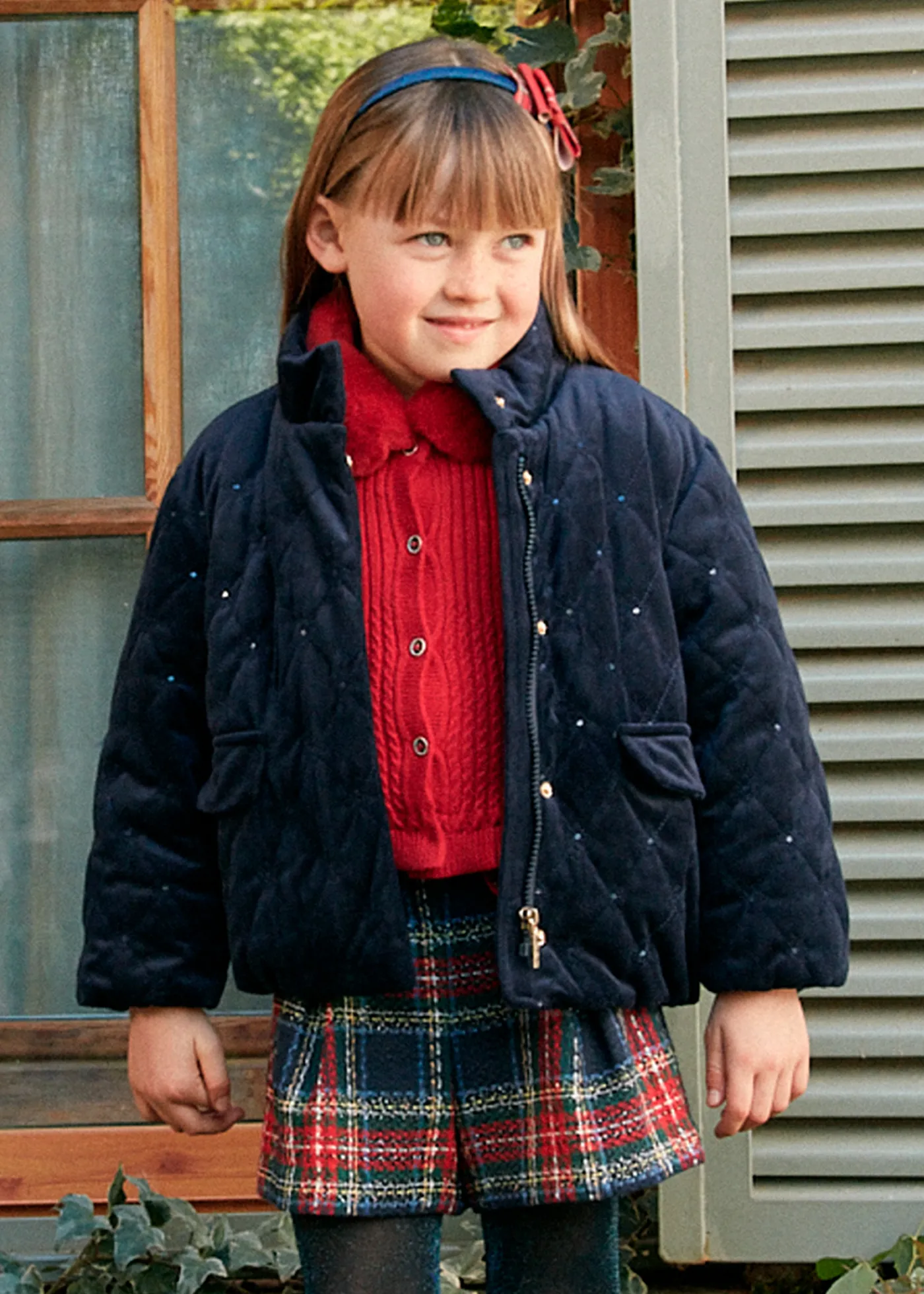 Discount Chaquetón terciopelo niña Abrigos Y Chaquetas