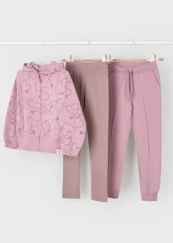 Online Chándal 2 pantalones corazones niña Chándals