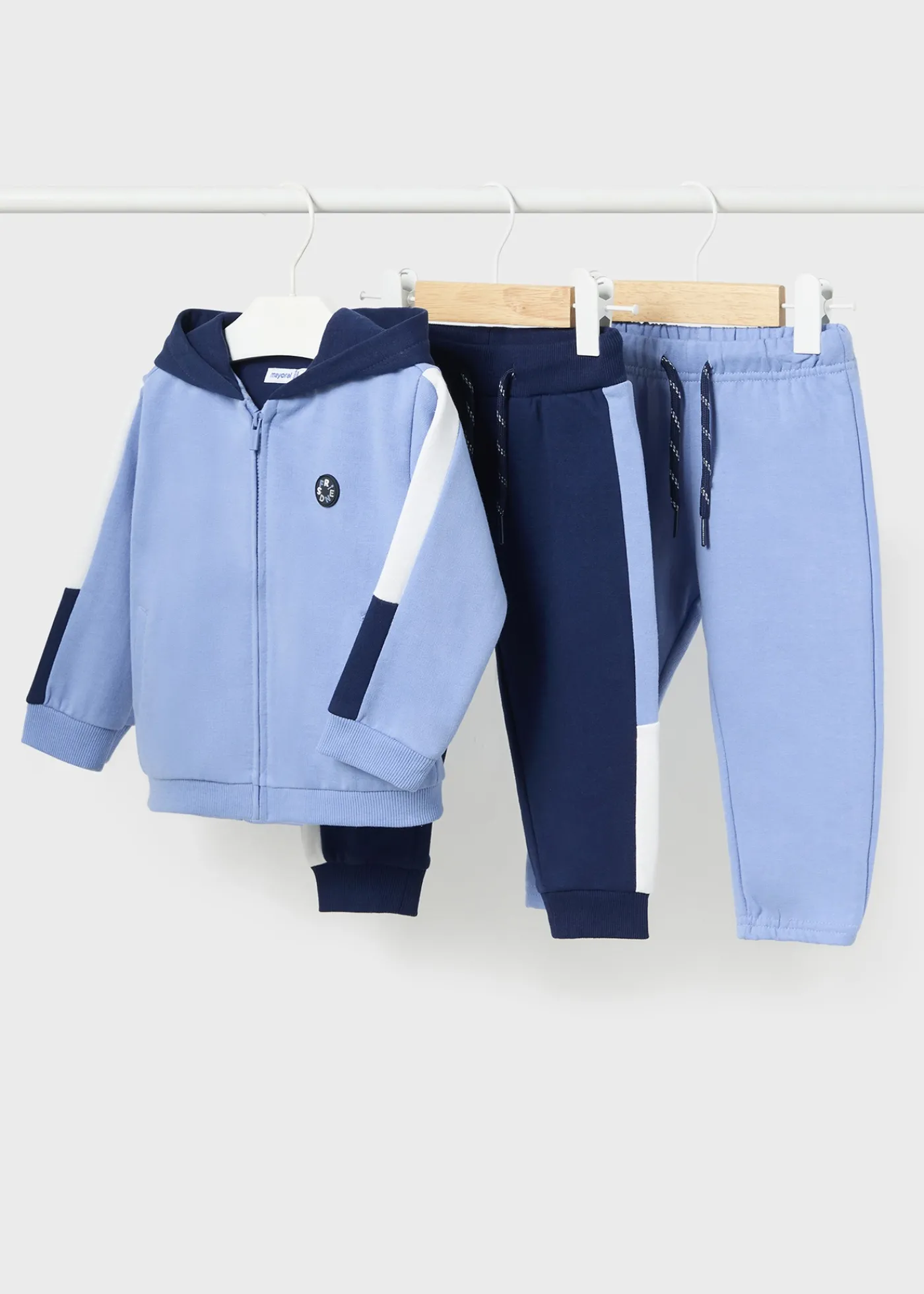 Clearance Chándal 3 piezas tricolor bebé Chándals