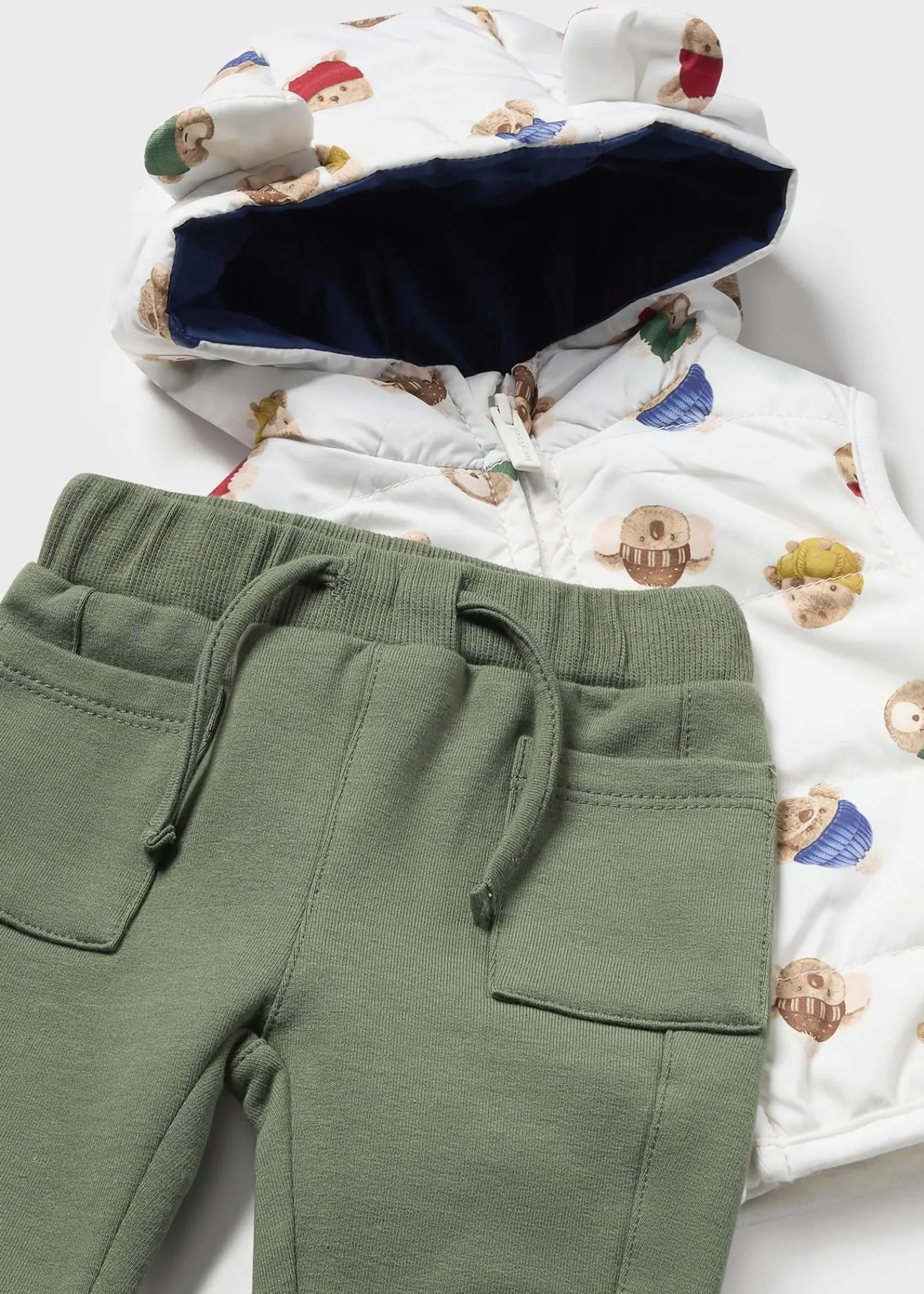 Store Chándal con chaleco estampado recién nacido Chándals