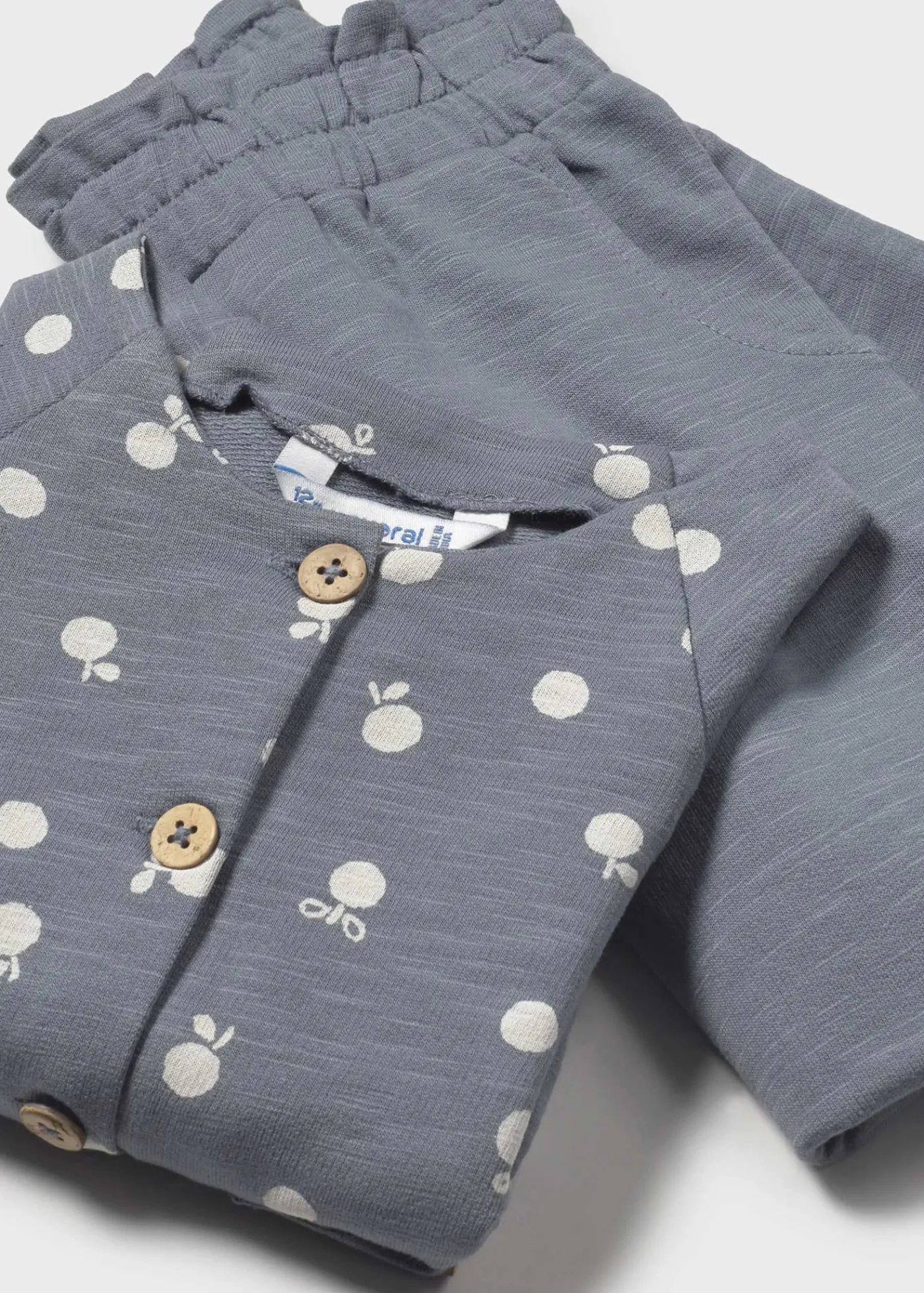 Cheap Conjunto 3 piezas con chaqueta estampada bebé Conjuntos