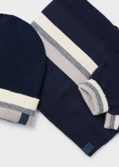 Sale Conjunto 3 piezas con gorro niño Accesorios Y Complementos
