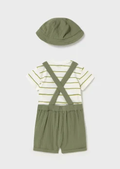 Discount Conjunto 3 piezas con gorro bebé Conjuntos
