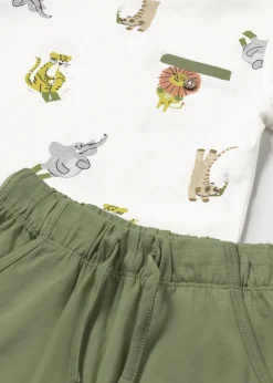 New Conjunto 3 piezas estampado bebé Conjuntos
