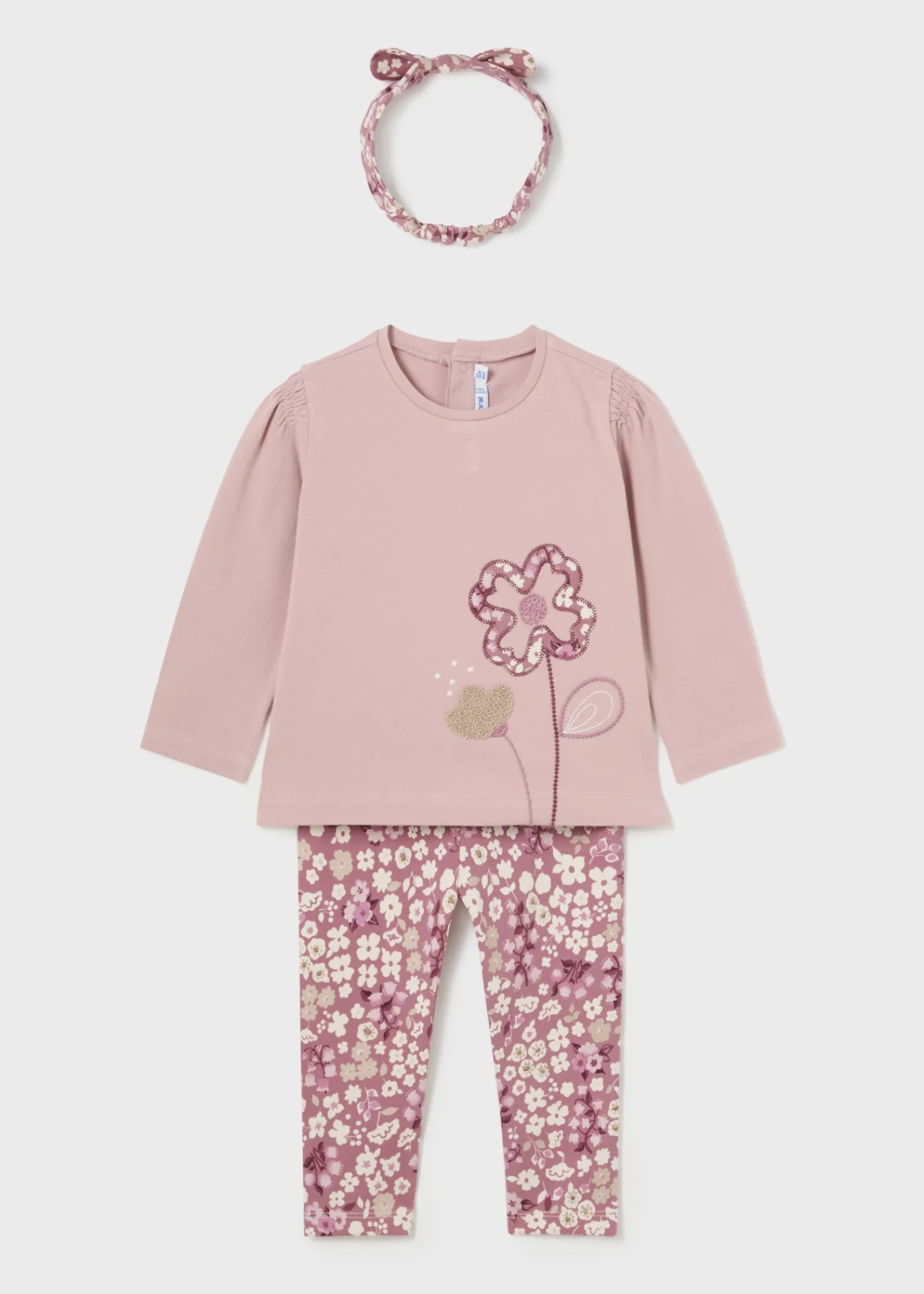 Best Conjunto 3 piezas flor bebé Conjuntos