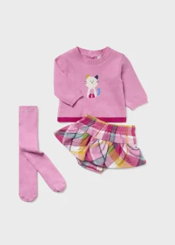 Discount Conjunto 3 piezas gatito recién nacida Conjuntos