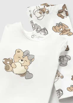 Sale Conjunto 4 piezas manga larga recién nacida Conjuntos