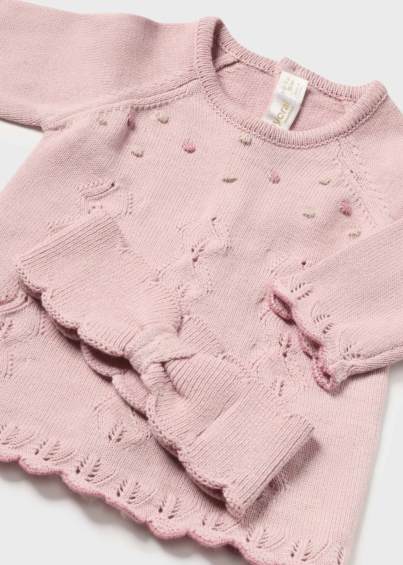 Cheap Conjunto 3 piezas tricot recién nacida Conjuntos