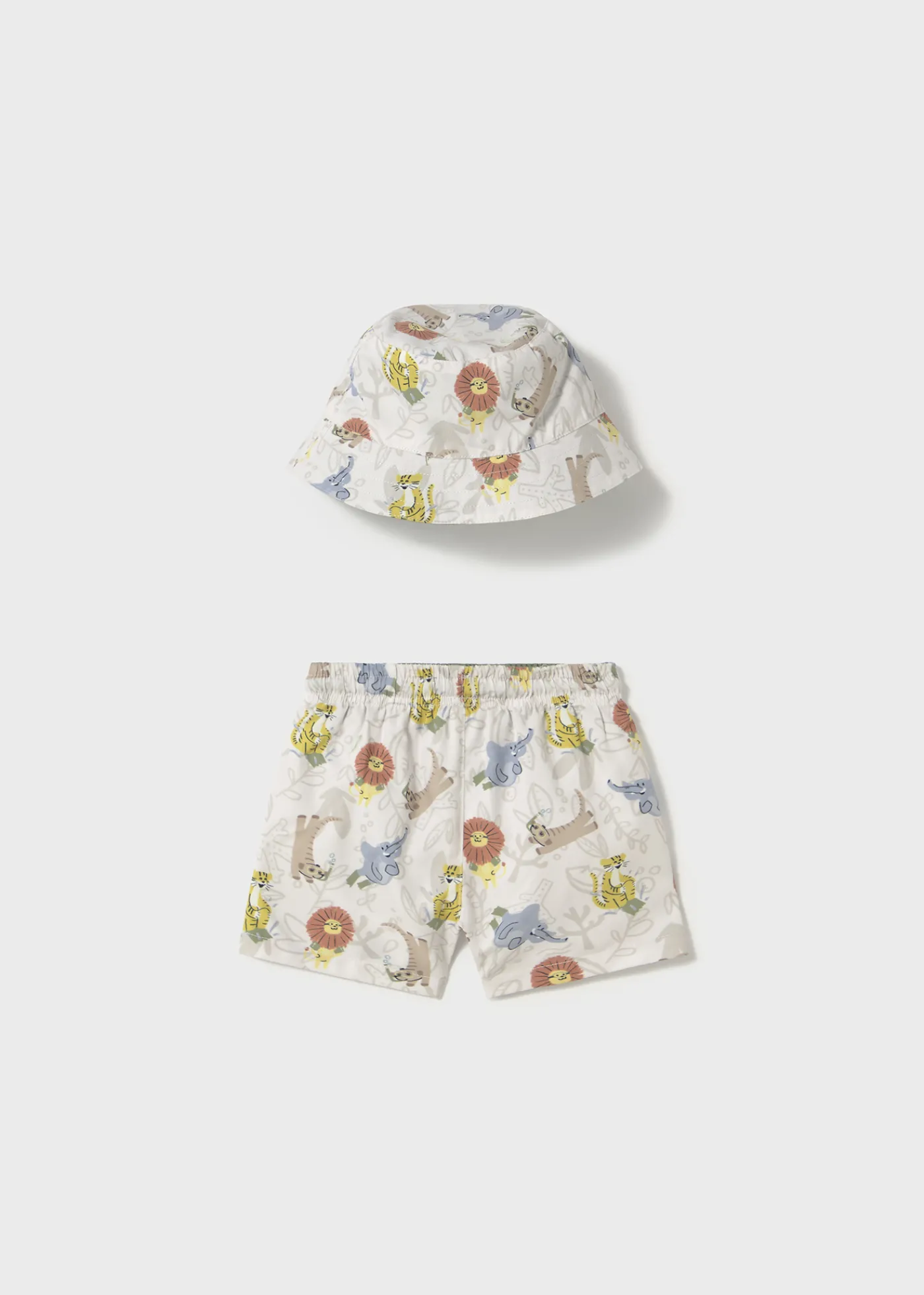 Best Sale Conjunto bañador y gorro reversible protección solar bebé Bañadores