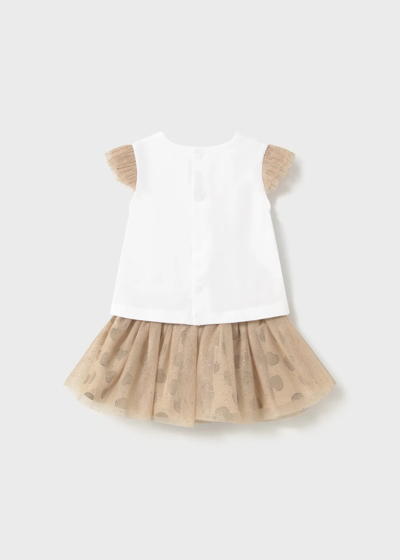 Discount Conjunto falda tul y camiseta recién nacida Conjuntos