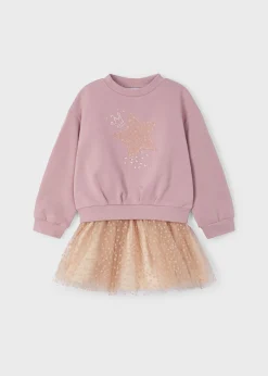 New Conjunto falda tul y sudadera niña Conjuntos