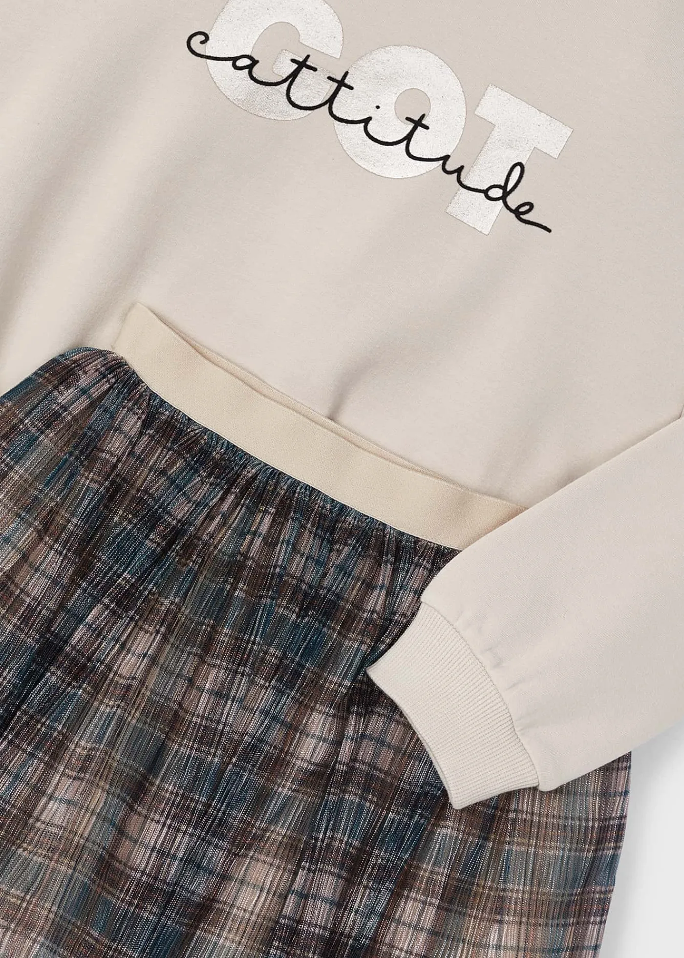 Fashion Conjunto falda tul y sudadera niña Conjuntos