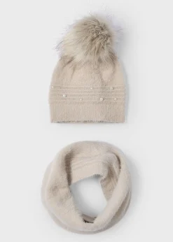 Cheap Conjunto gorro y bufanda cerrada niña Accesorios Y Complementos