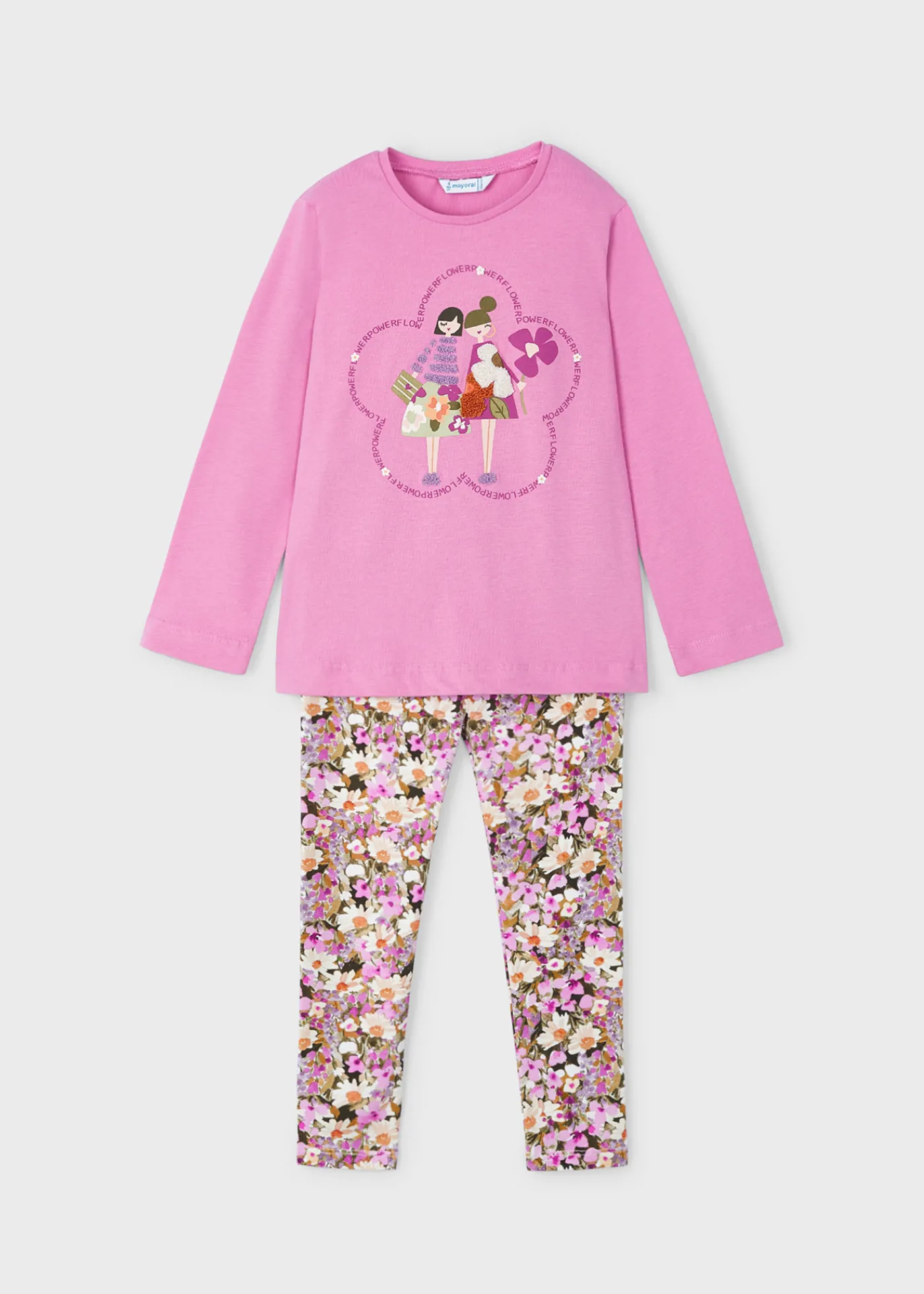 Online Conjunto legging estampado y camiseta niña Conjuntos