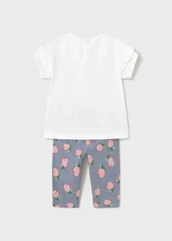 Clearance Conjunto legging estampado y camiseta bebé Conjuntos