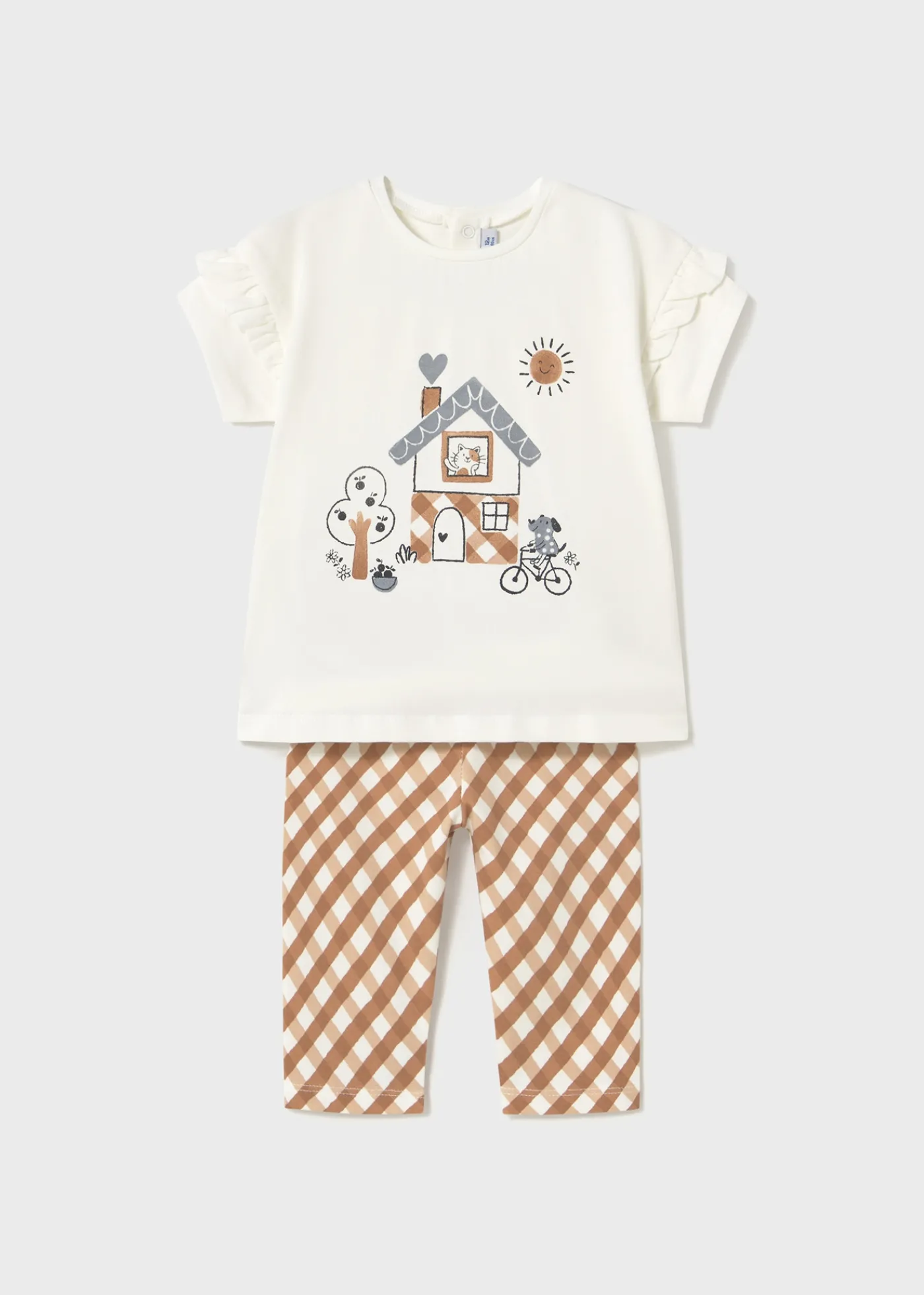Sale Conjunto legging estampado y camiseta bebé Conjuntos