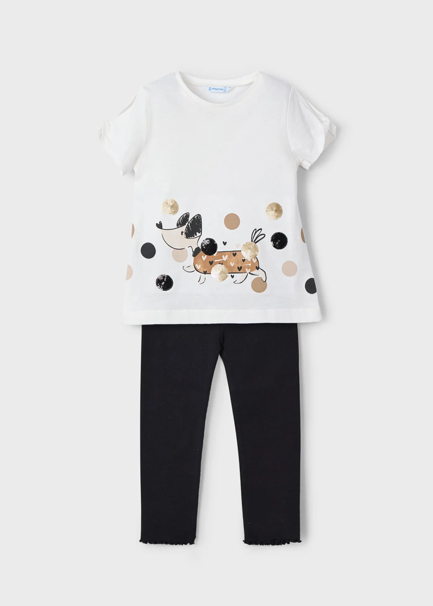 Best Sale Conjunto legging y camiseta perro niña Conjuntos