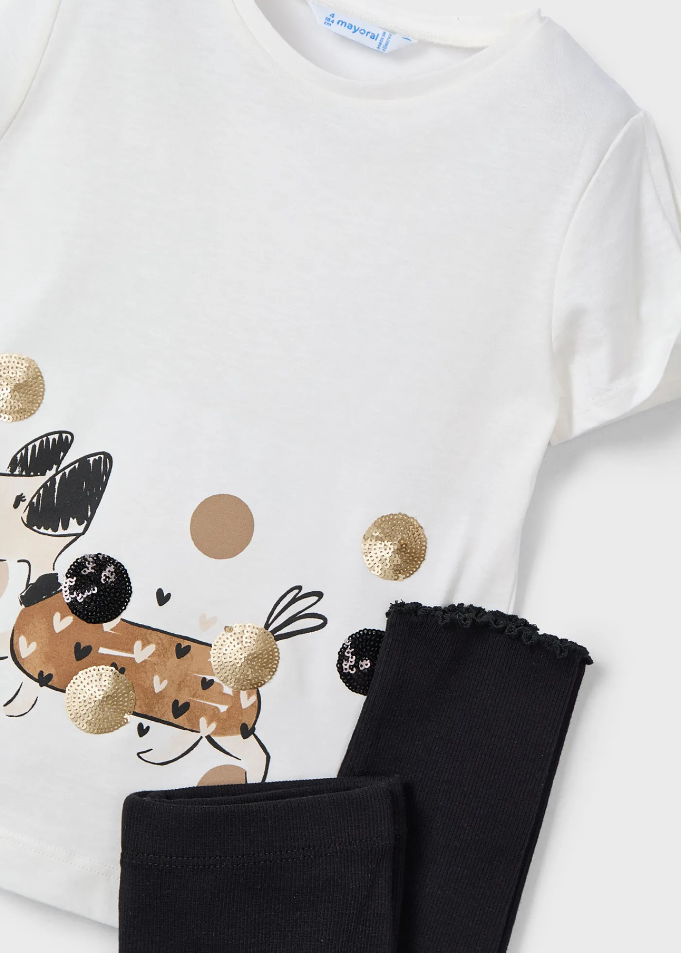 Best Sale Conjunto legging y camiseta perro niña Conjuntos