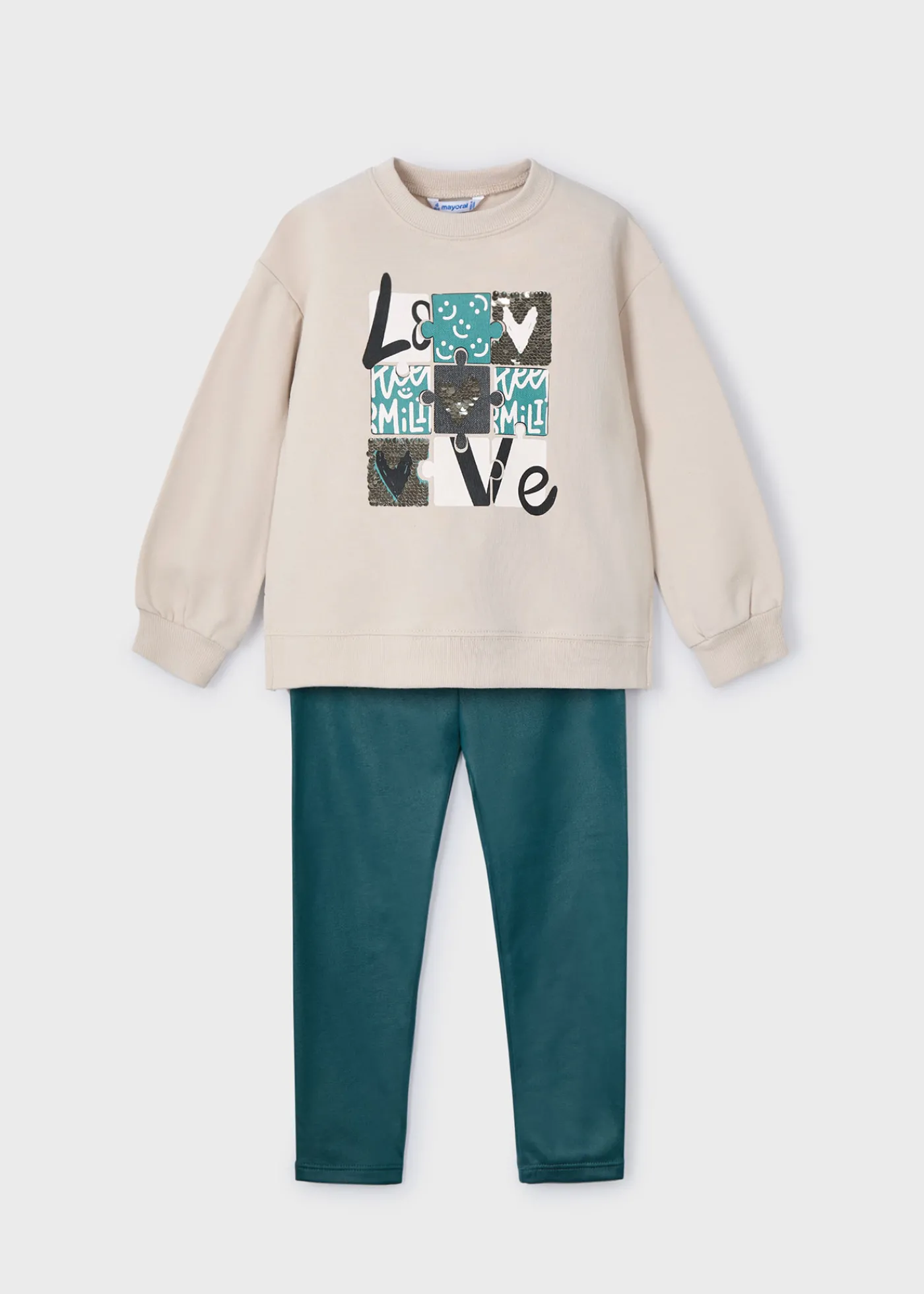 Online Conjunto legging y sudadera niña Conjuntos