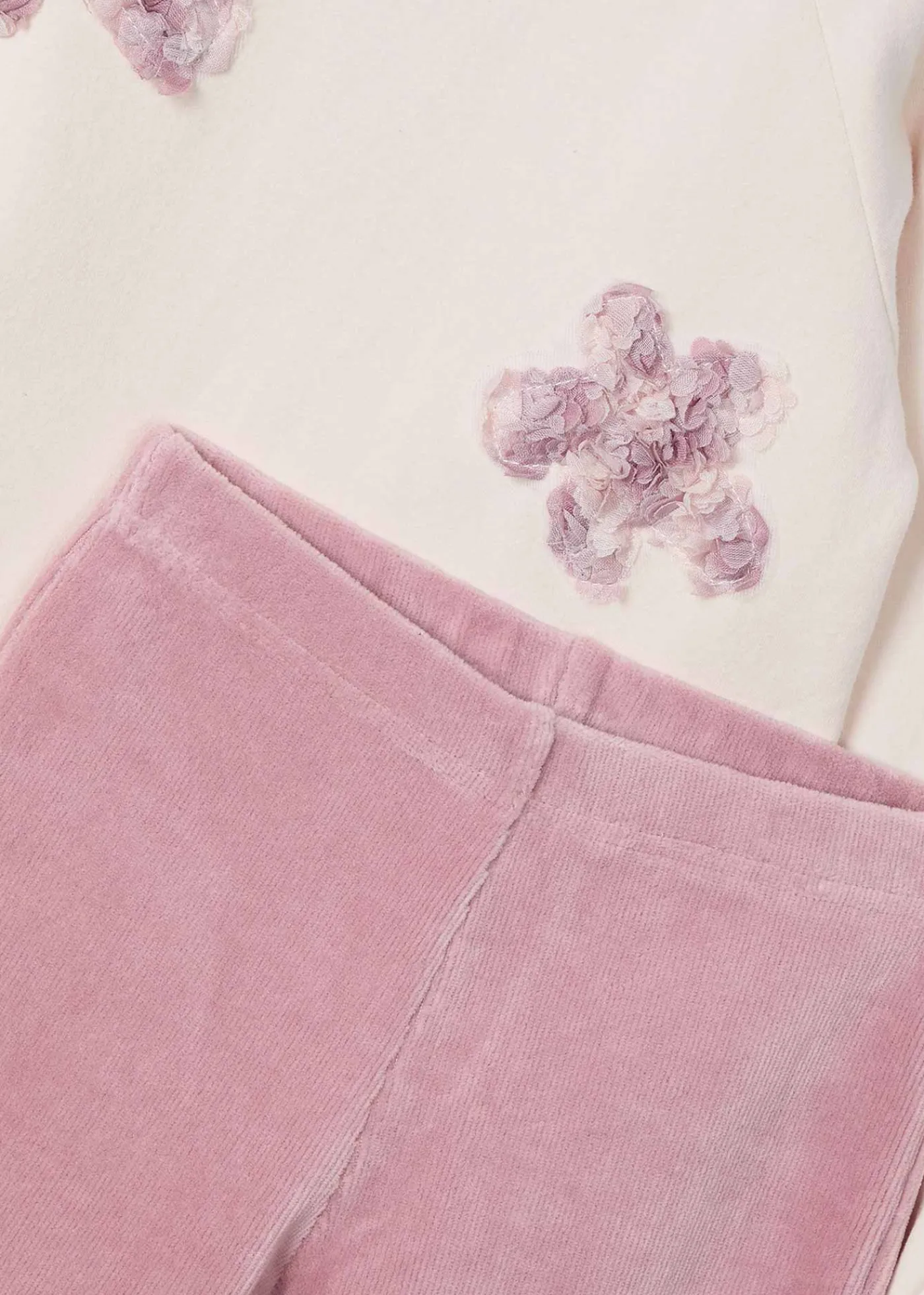 Fashion Conjunto leggings flores niña Conjuntos
