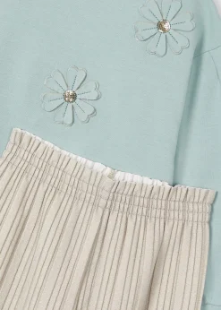 Sale Conjunto pantalón plisado y sudadera niña Conjuntos
