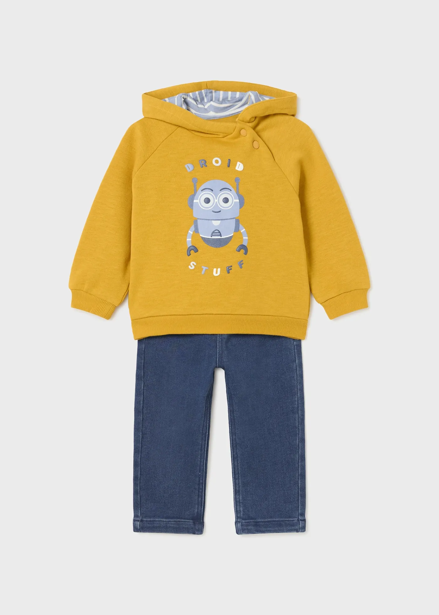 Sale Conjunto pantalón vaquero y sudadera bebé Conjuntos
