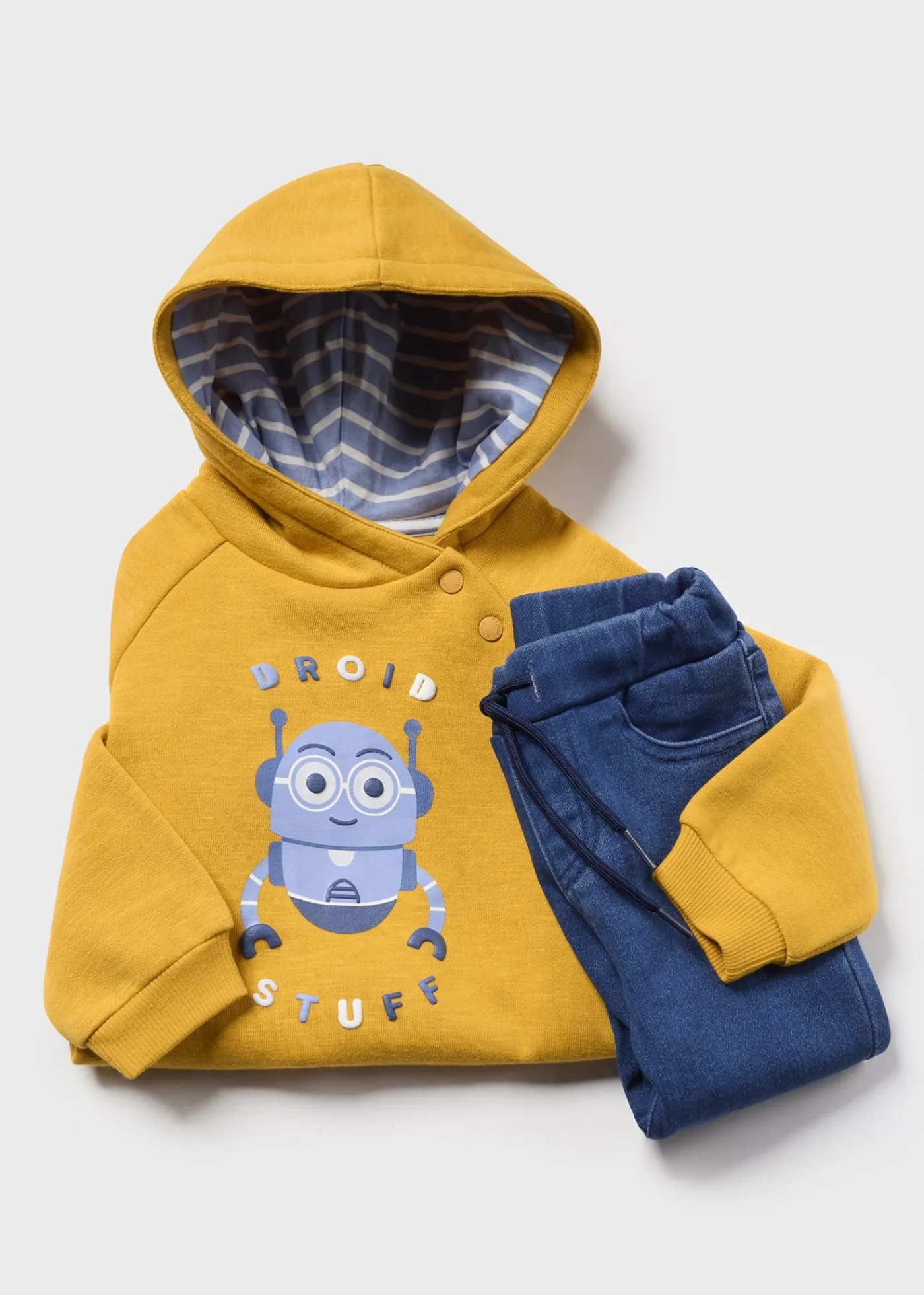Sale Conjunto pantalón vaquero y sudadera bebé Conjuntos