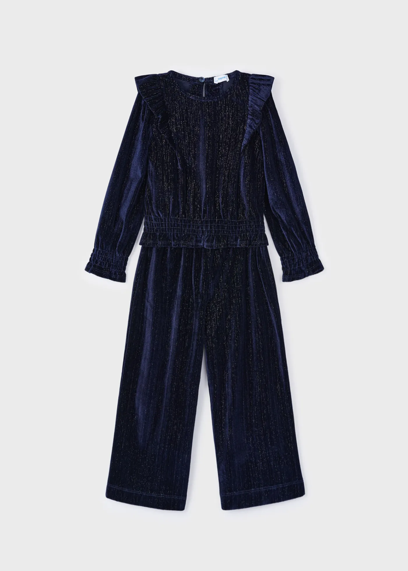 Flash Sale Conjunto pantalón y blusa terciopelo niña Conjuntos