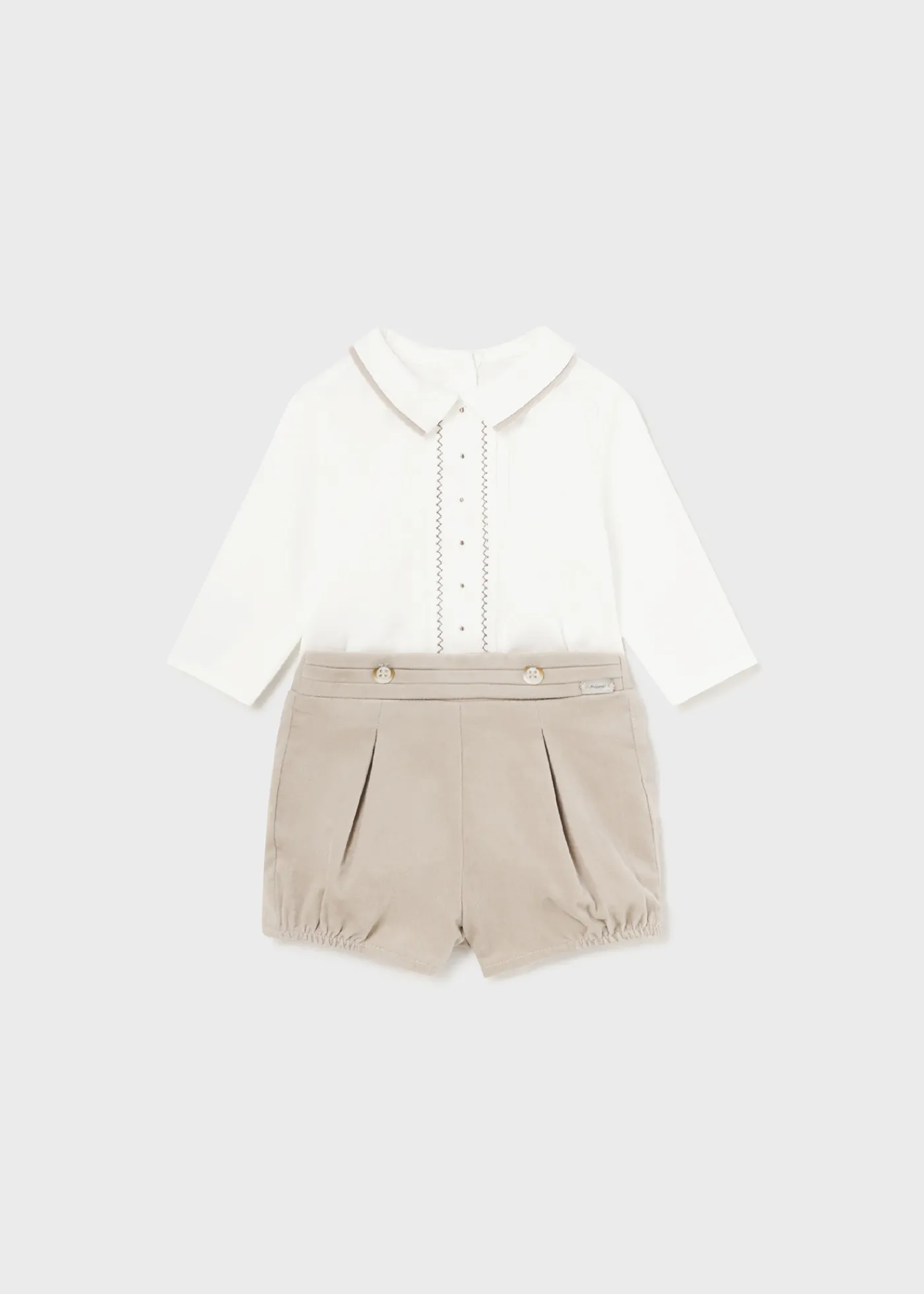 Outlet Conjunto pantalón y camisa recién nacido Conjuntos