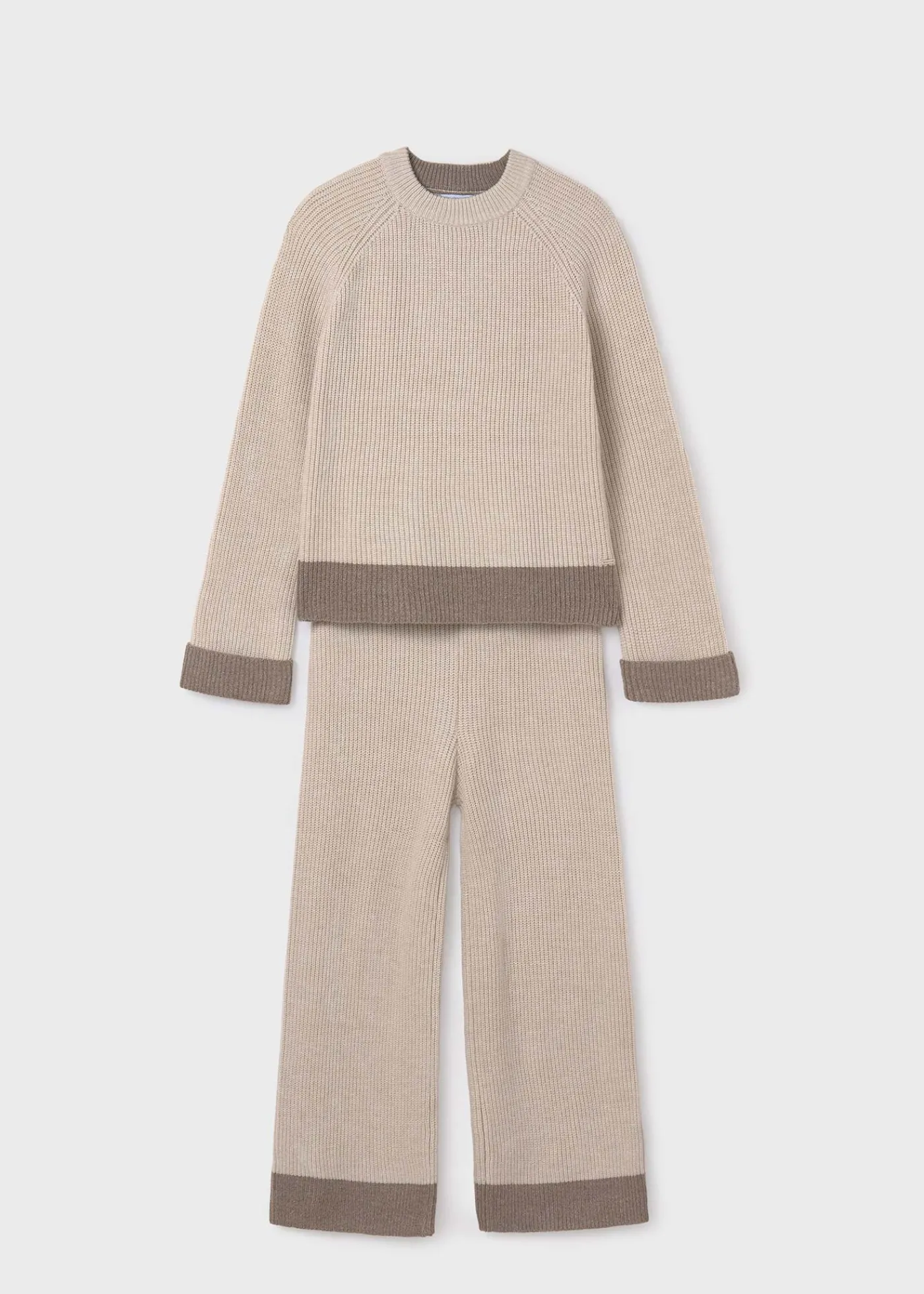 Flash Sale Conjunto pantalón y jersey tricot chica Conjuntos