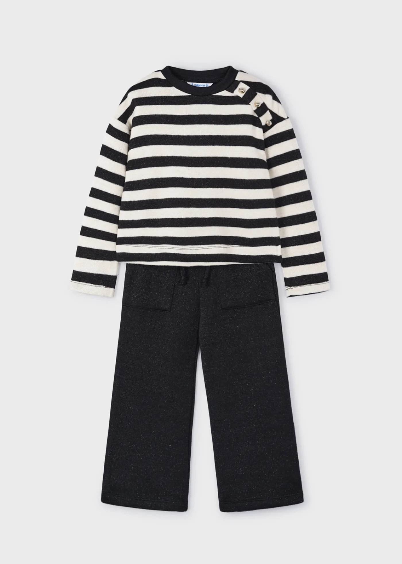 Best Conjunto pantalón y sudadera rayas niña Conjuntos