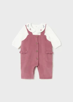 New Conjunto peto volantes y camiseta recién nacida Conjuntos
